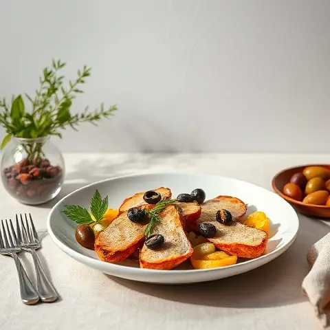 Mediterranean Sardine & Olive Breakfast Plate