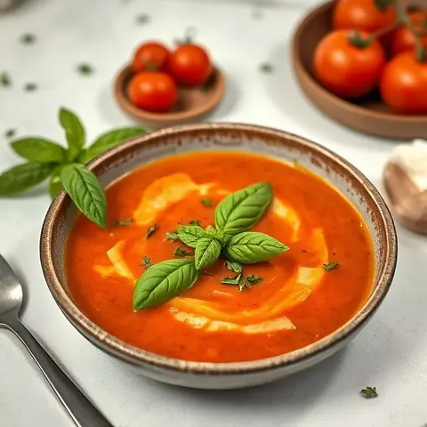Roast Tomato & Basil Soup