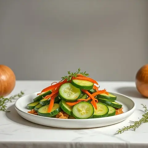 Sichuan Chili Oil-Free Cucumber Smacks