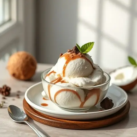 Coconut Mocha Delight Ice Cream