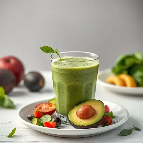 Nourishing Avocado-Spinach Green Smoothie