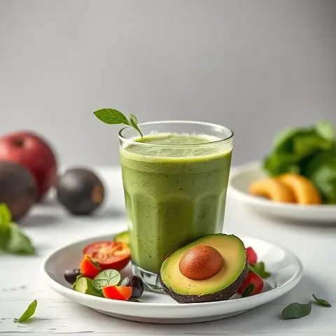 Nourishing Avocado-Spinach Green Smoothie