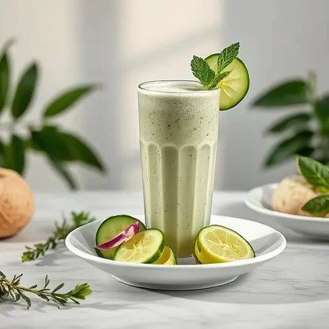 Coconut Water Cucumber Electrolyte Smoothie