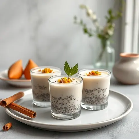 Smooth Cinnamon Chia Pudding Cups