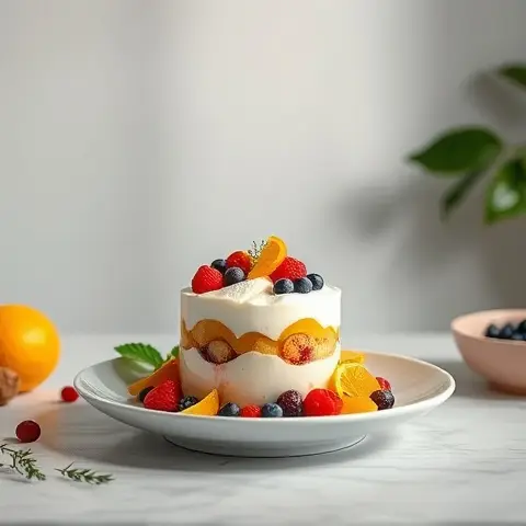 Citrus Berry Yogurt Parfait