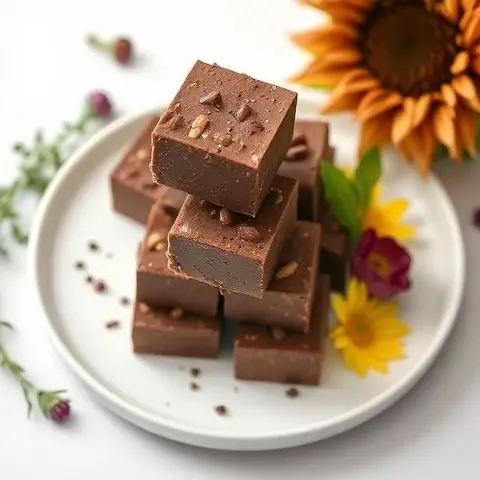 23 Chocolate Tahini-Free Sunflower Fudge
