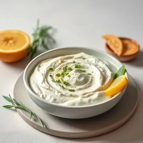 Zesty Lemon-Chive Cottage Cheese Dip