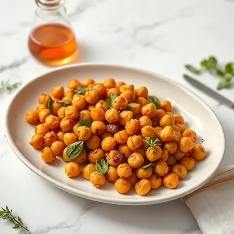 Smoked Paprika Roasted Chickpeas