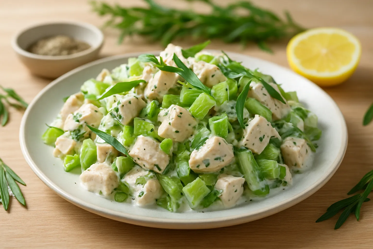 Tarragon Chicken & Celery Salad