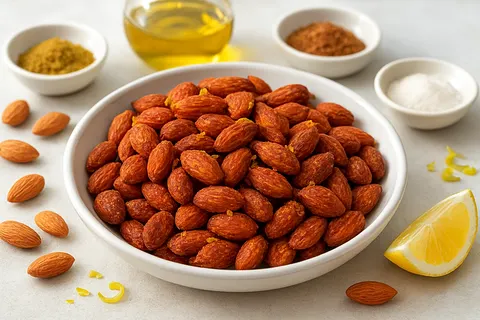 Spiced Roasted Almond Snack