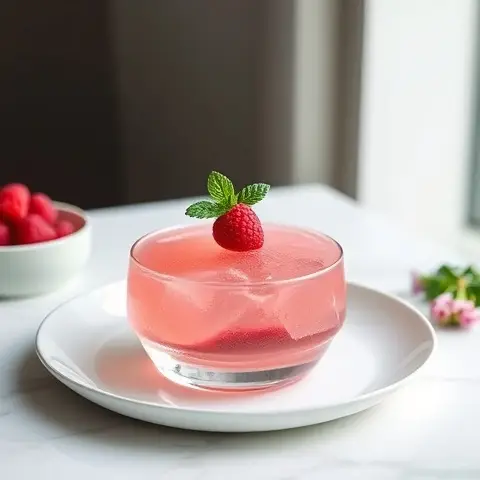 Rosewater Raspberry Gelée