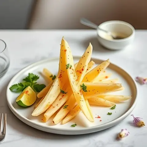 Chili-Lime Jicama Sticks