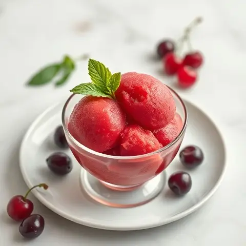 Refreshing Acerola Cherry Sorbet