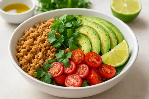 Cilantro-Lime Turkey & Avocado Bowl