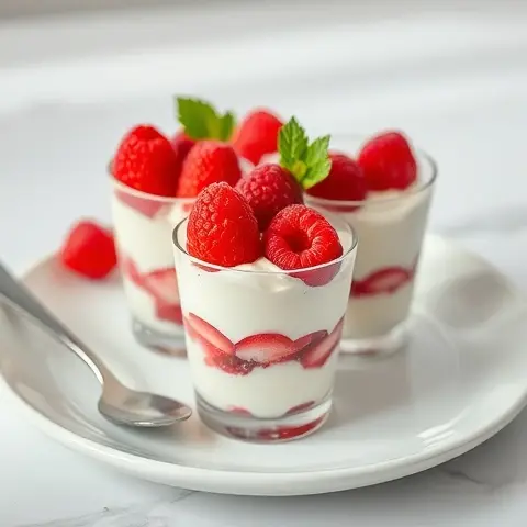 15 Raspberry Ripple Parfait Cups