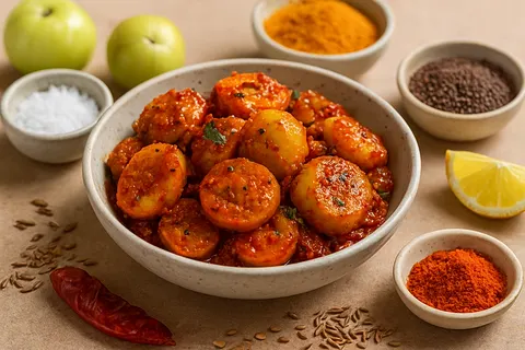 Amla Pickle (Indian Gooseberry Achaar)
