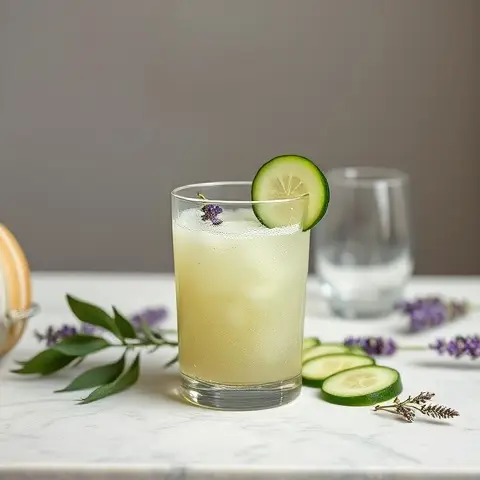 Lavender-Cucumber Sleepytime Elixir