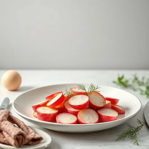 Olive Oil–Roasted Radishes with Dill