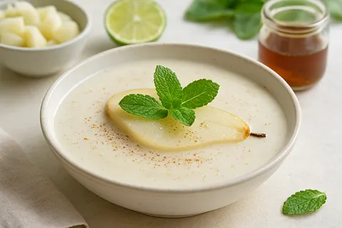 Chilled Coconut-Pear Soup