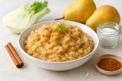 Roasted Fennel & Pear Mash with Cinnamon