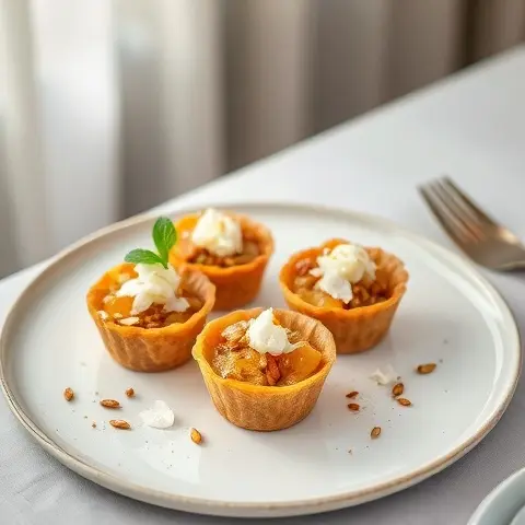 Nutty Sevai Cups with Cardamom and Coconut