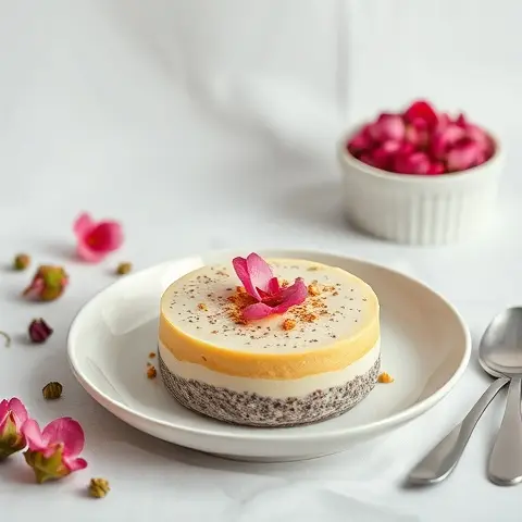 Rose and Cardamom Chia Pudding