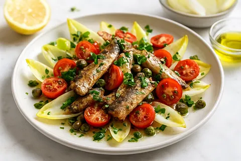Lemon-Caper Sardine & Endive Salad