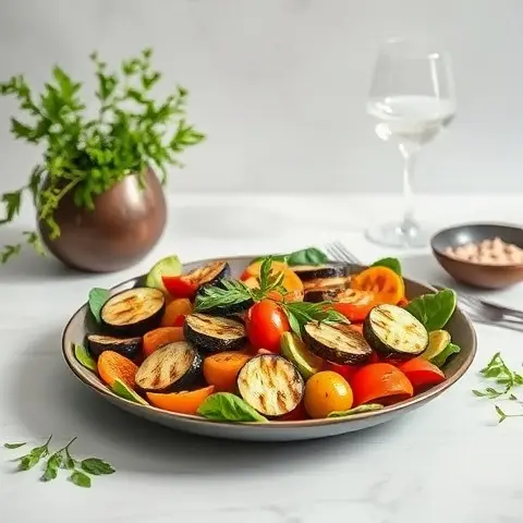 Marinated Grilled Vegetable Antipasto Salad