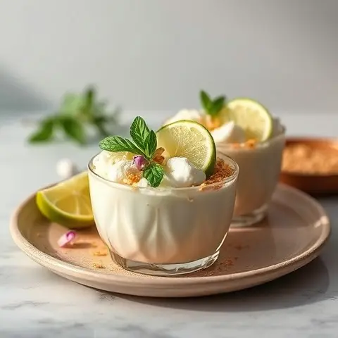 Cardamom-Lime Coconut Cups