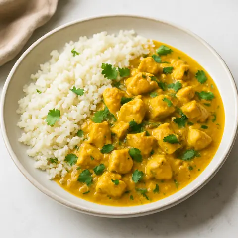 Chicken Malabar with Cauliflower Rice