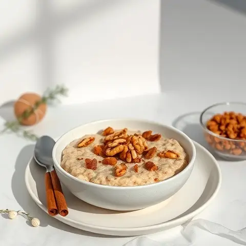 Nutty Cinnamon Oatmeal