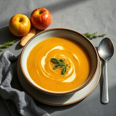 Warm Parsnip & Apple Soup