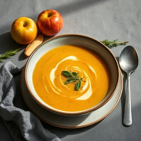 Warm Parsnip & Apple Soup