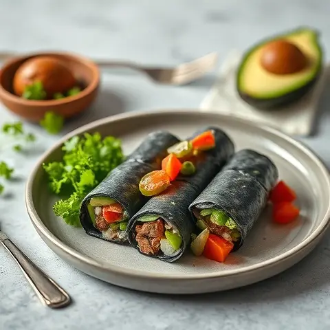 Sardine and Avocado Nori Rolls