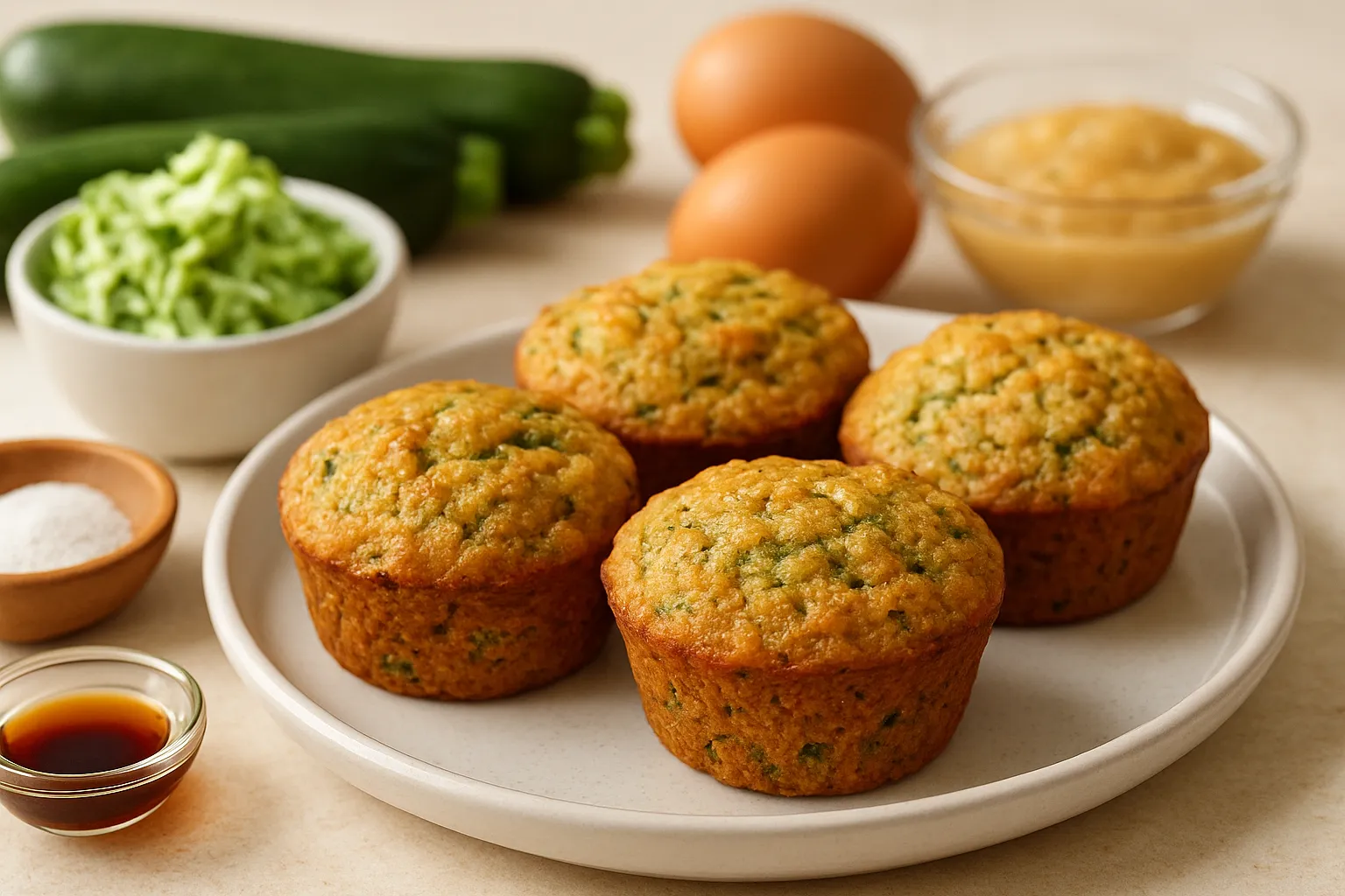 Nutritious Zucchini & Almond Flour Muffins