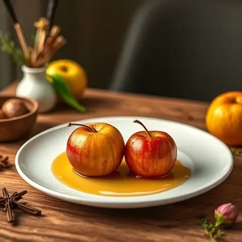 Five-Spice Poached Apples