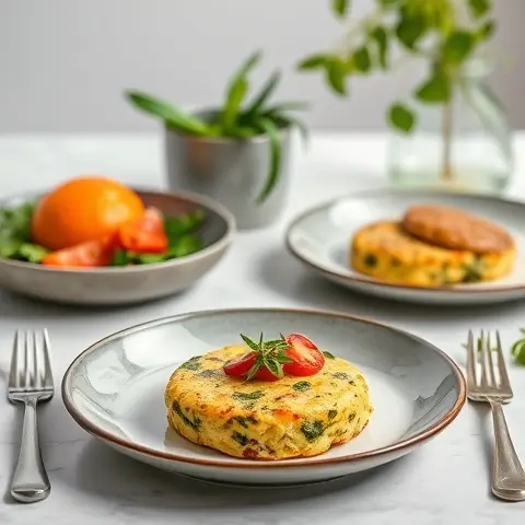 Egg White Zucchini Frittata Bites