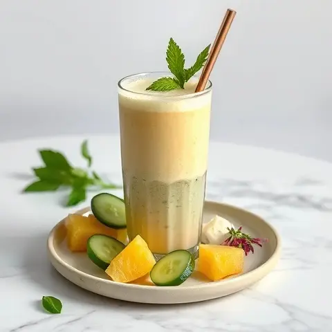 Cucumber Pineapple Flush Smoothie
