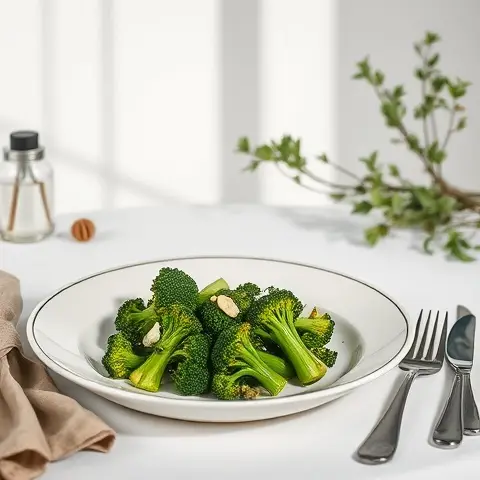 Garlic-Caper Butter Broccoli