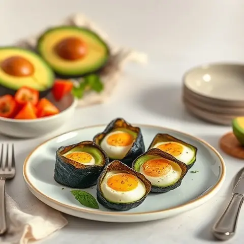 Nori-Wrapped Egg & Avocado Bites