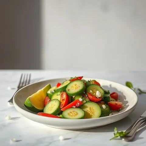 Chili-Lime Cucumber & Avocado Salad