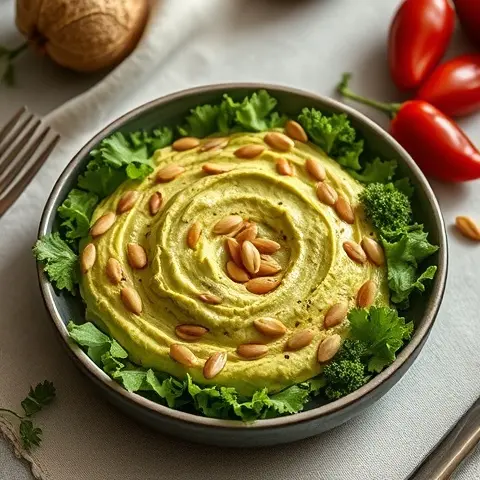Cilantro-Chile Pumpkin Seed & Avocado Dip