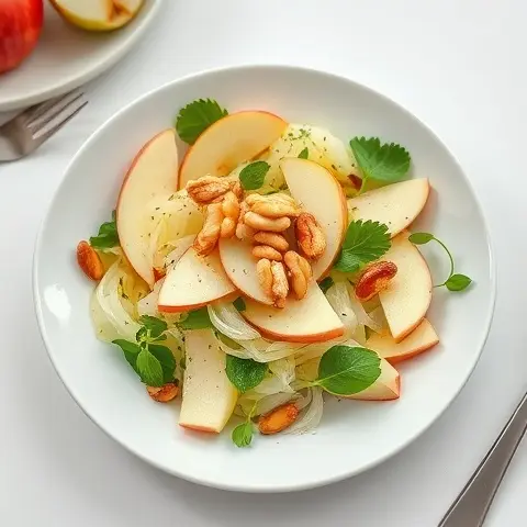 Fennel, Apple Cider & Pine Nut Salad