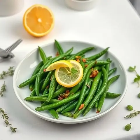 Zesty Steamed Green Beans with Lemon
