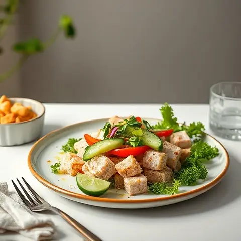 Fenugreek-Scented Turkey Shami with Cooling Cucumber Relish