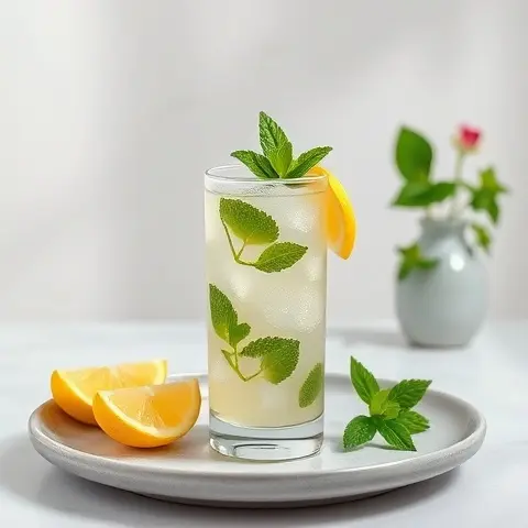 Lemongrass-Mint Iced Tonic