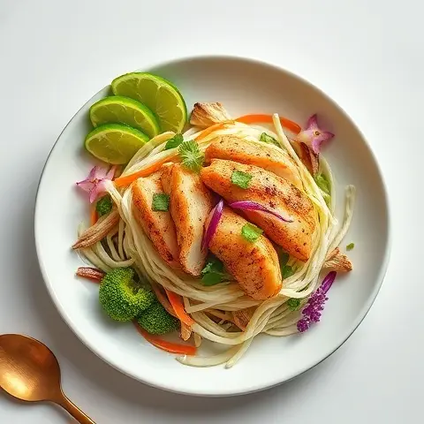 Asian Chicken & Napa Cabbage Slaw