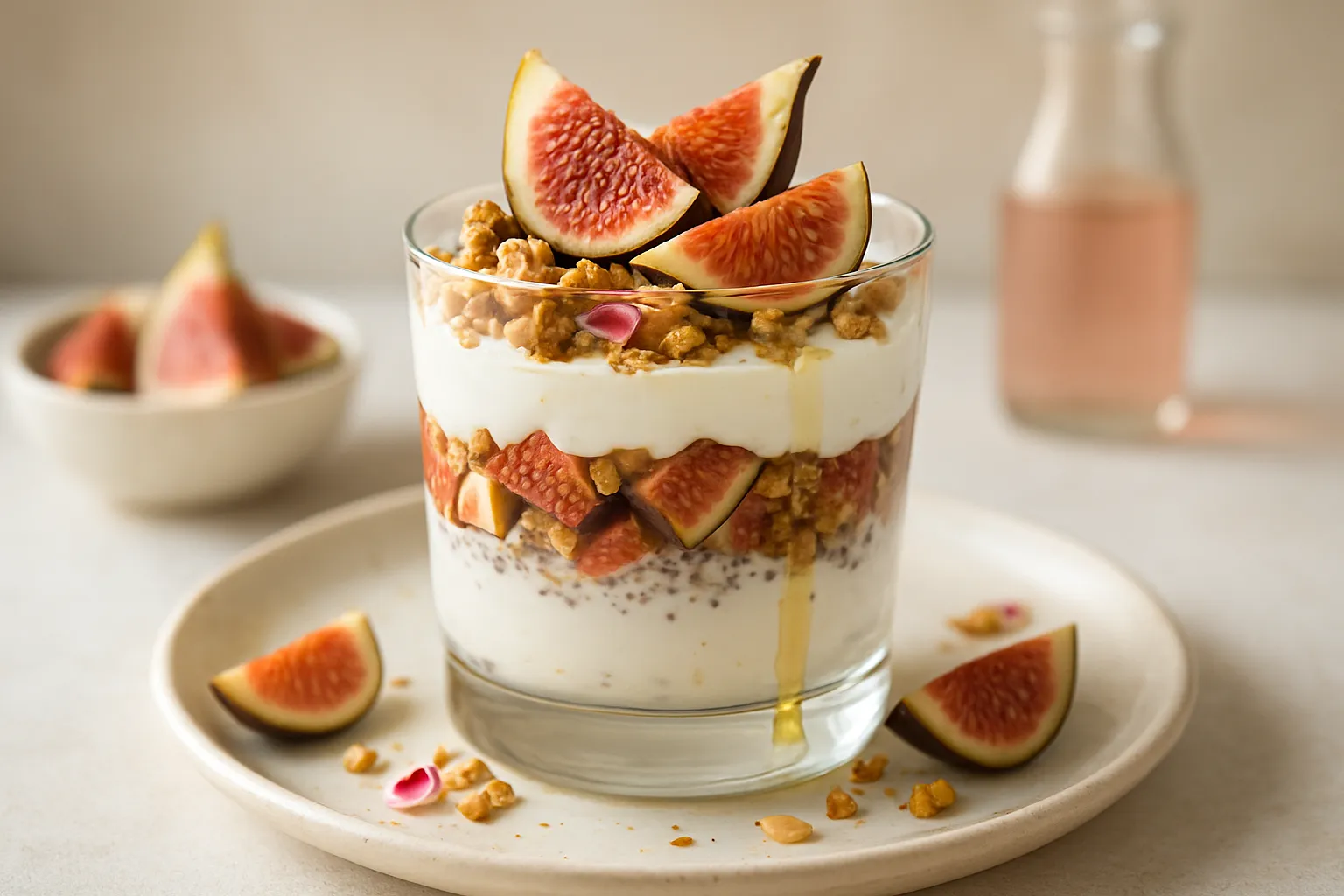 5 Rosewater Fig Parfait