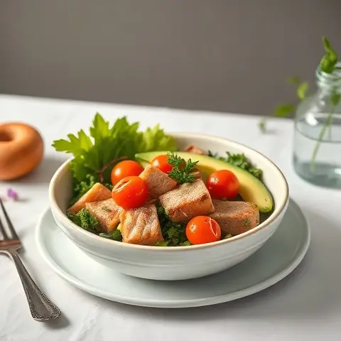 Smoked Trout Avocado Breakfast Bowl