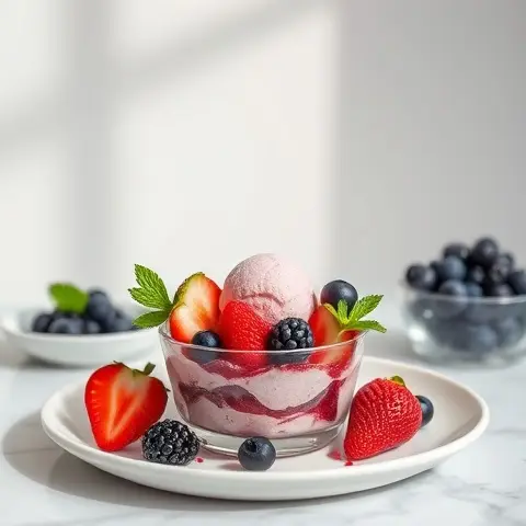 Berry “Nice Cream” Cups